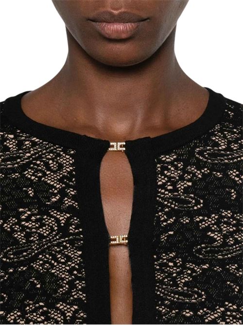 Cardigan in maglia tricot Elisabetta Franchi | MK29Q66E2FR9